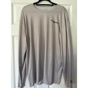 Over Under Gray Men’s Performance Long Sleeve Shirt large NWOT